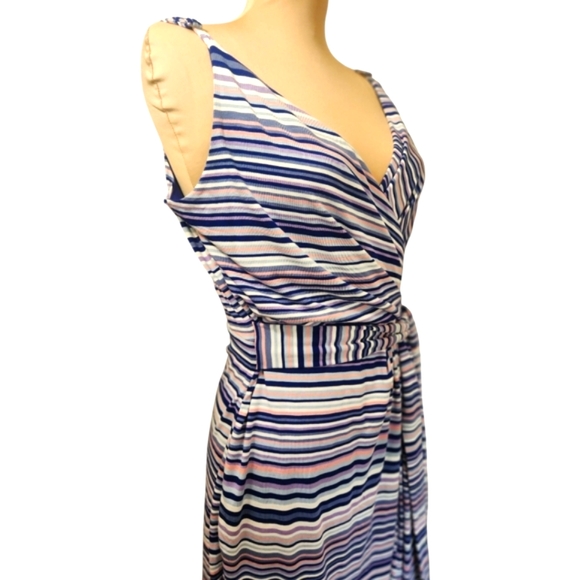 White House Black Market 🔖NWT! Rainbow Stripe Sundress - Size 10 - Picture 7 of 16